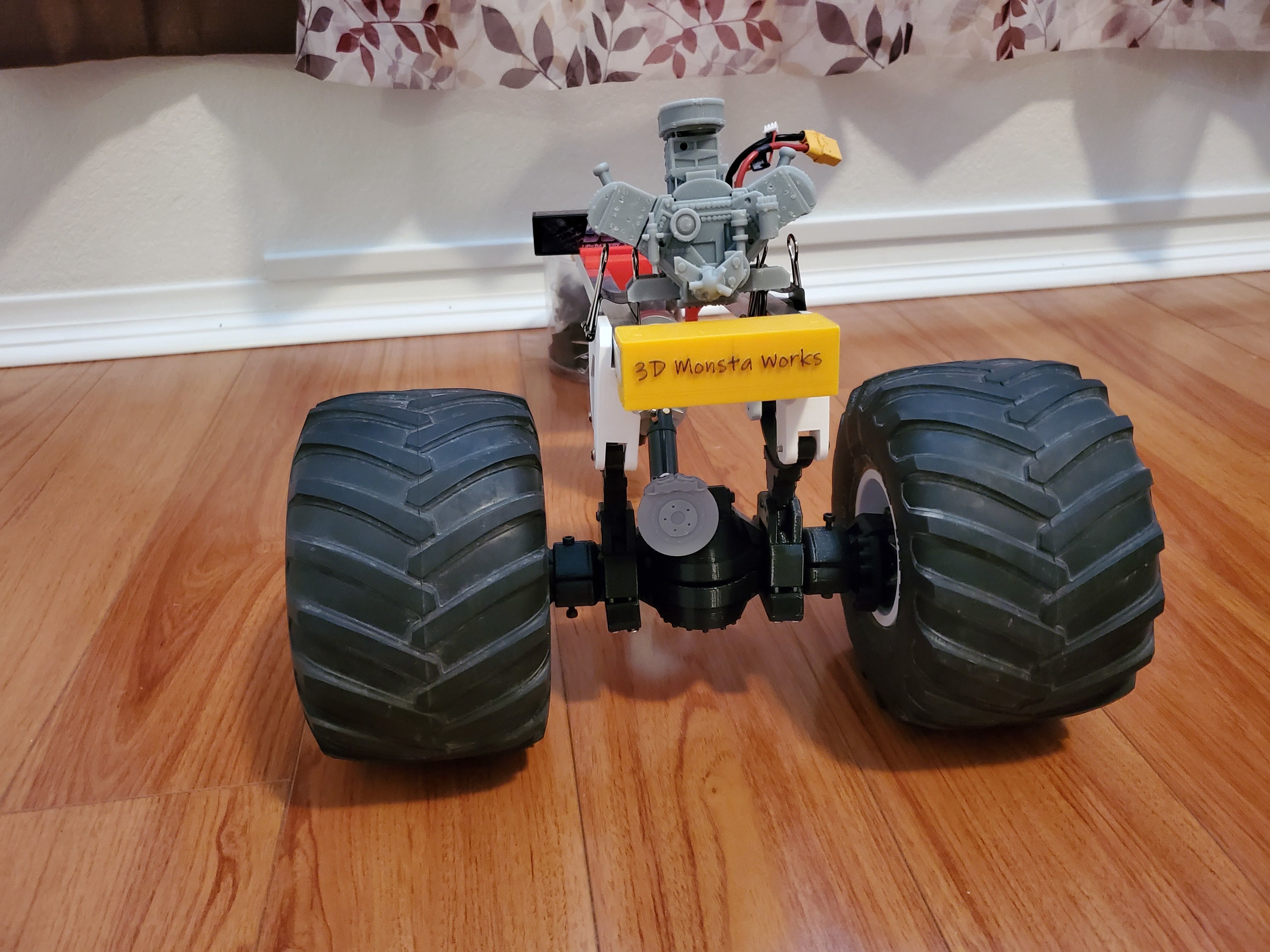 RC Monster Truck Axle Rockwell Axle Free 3D print model_7