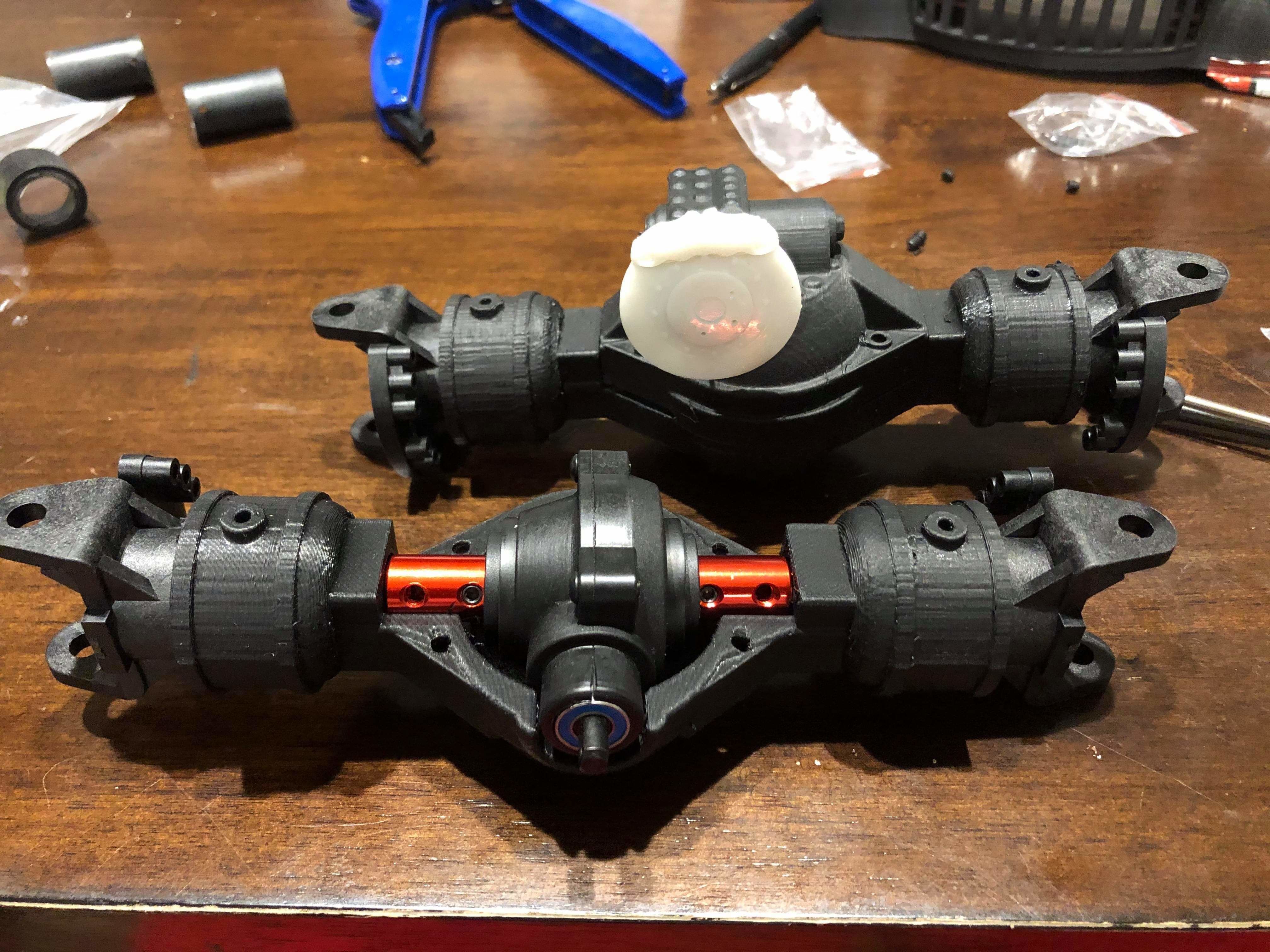 RC Monster Truck Axle Rockwell Axle Free 3D print model_6