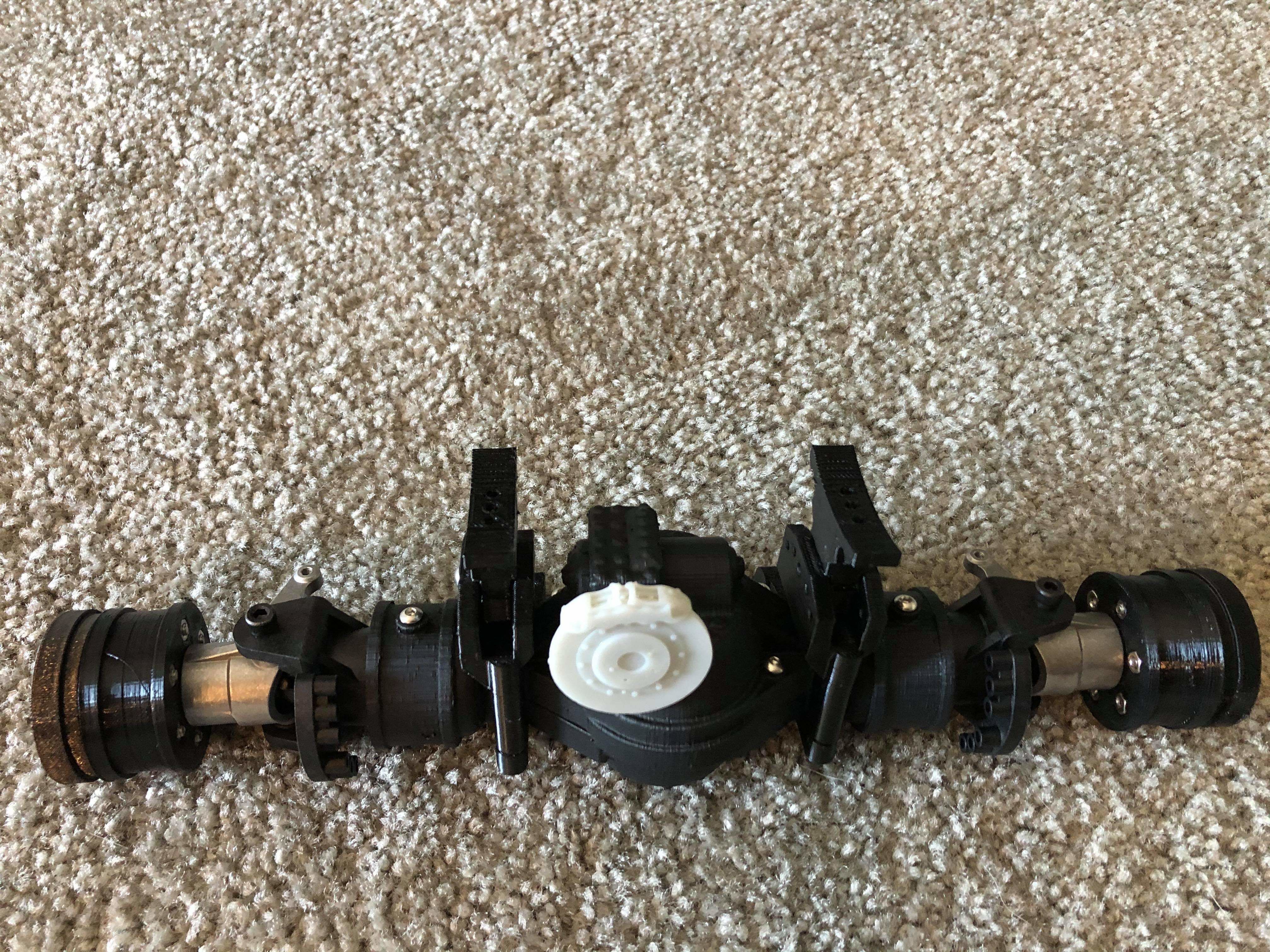 RC Monster Truck Axle Rockwell Axle Free 3D print model_3