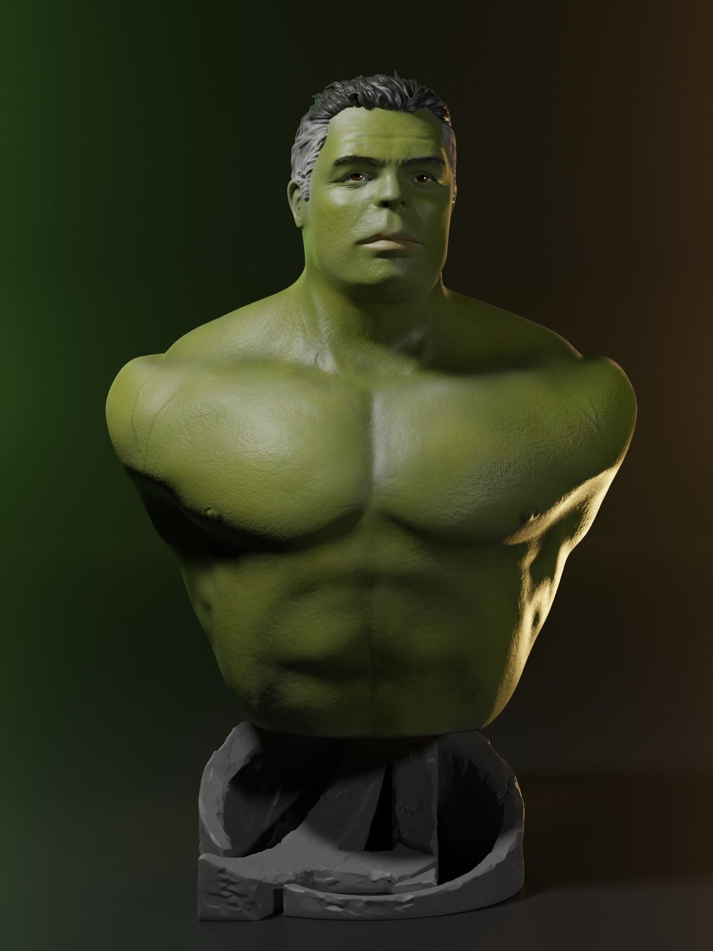 Hulk Bust - Endgame 3D print model_1