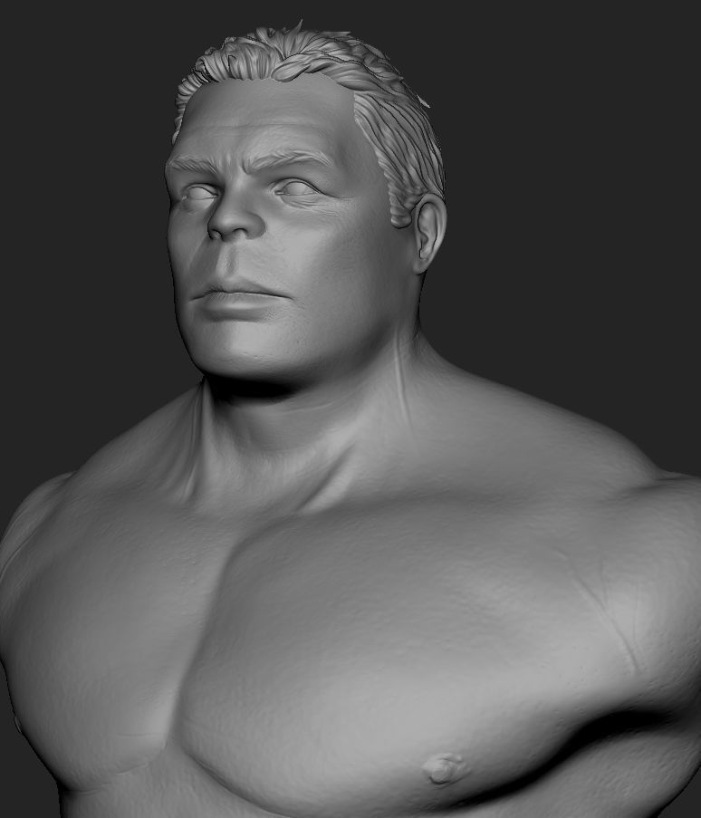 Hulk Bust - Endgame 3D print model_3
