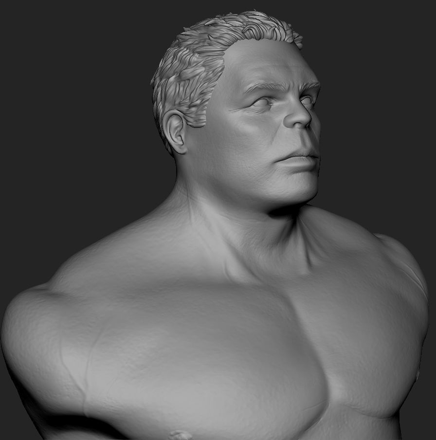 Hulk Bust - Endgame 3D print model_5