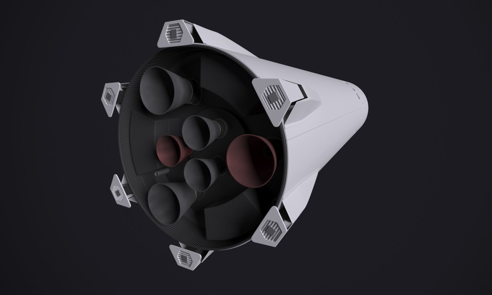 SpaceX Lunar Optimized Starship  3D model_13