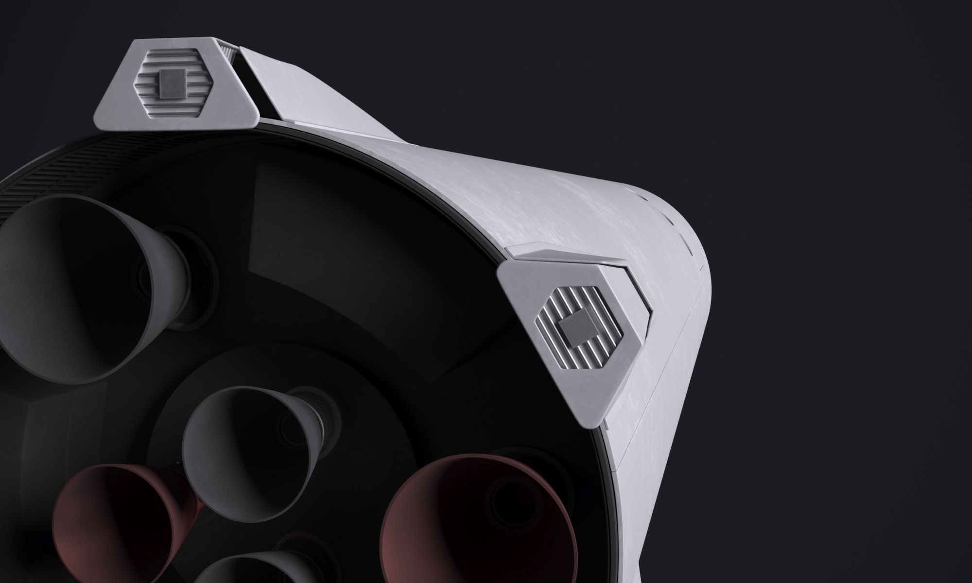 SpaceX Lunar Optimized Starship  3D model_14