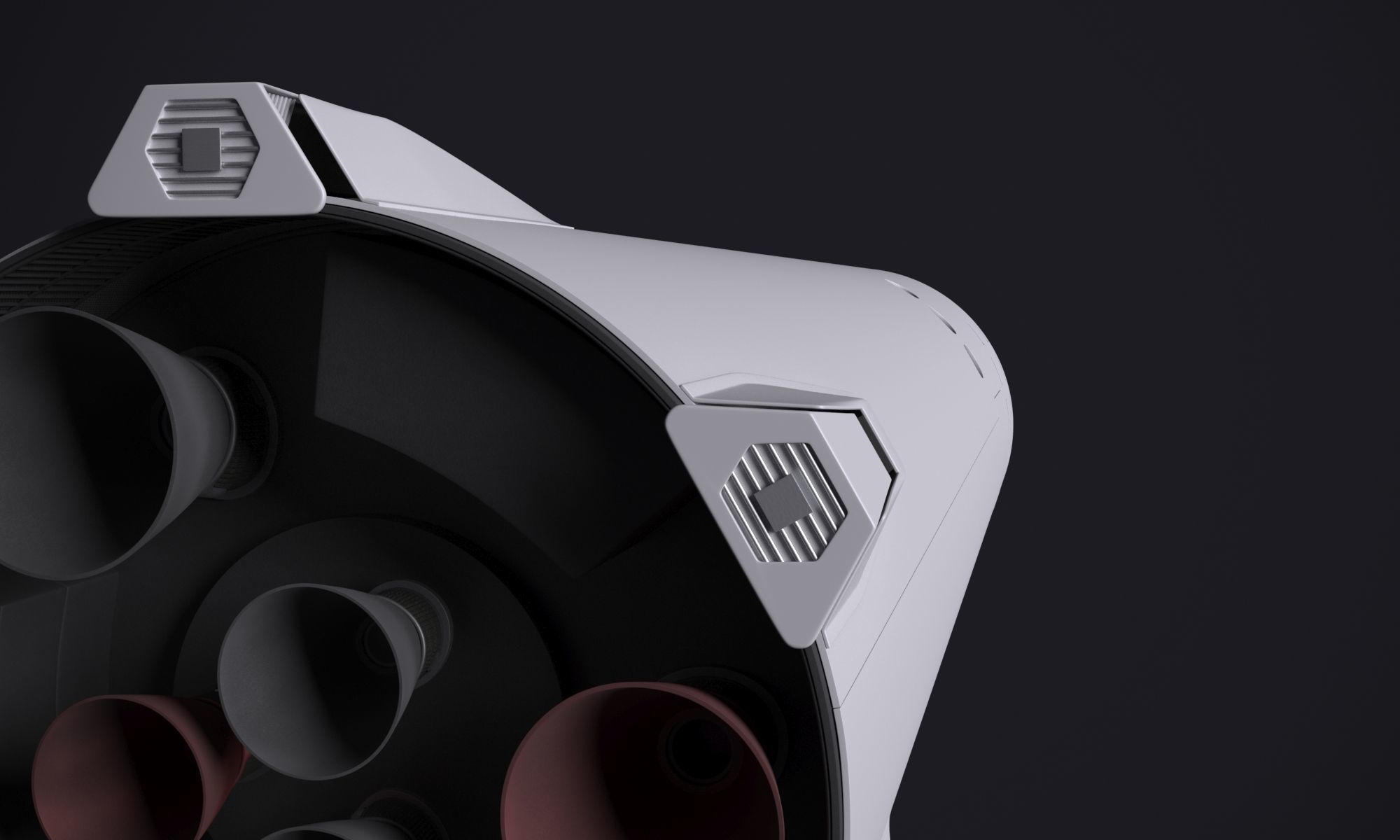 SpaceX Lunar Optimized Starship  3D model_15