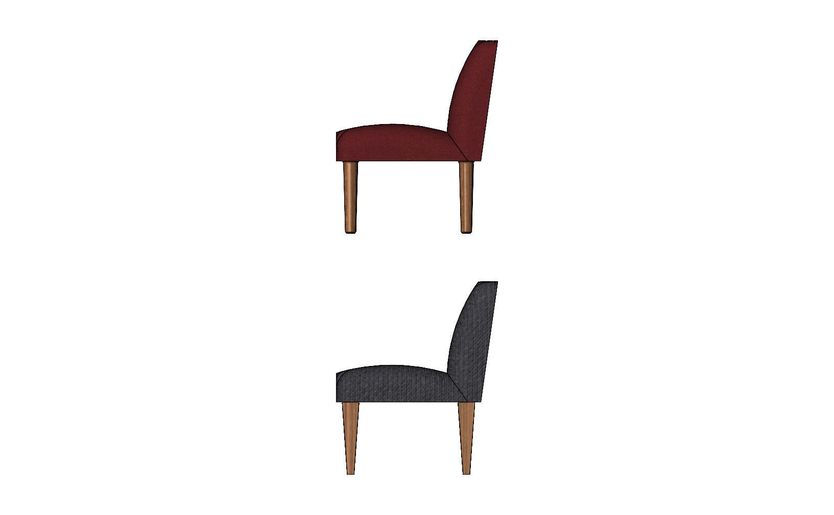 Miniature  Parsons chair mockups 3D print model_2