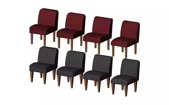 Miniature  Parsons chair mockups 3D print model