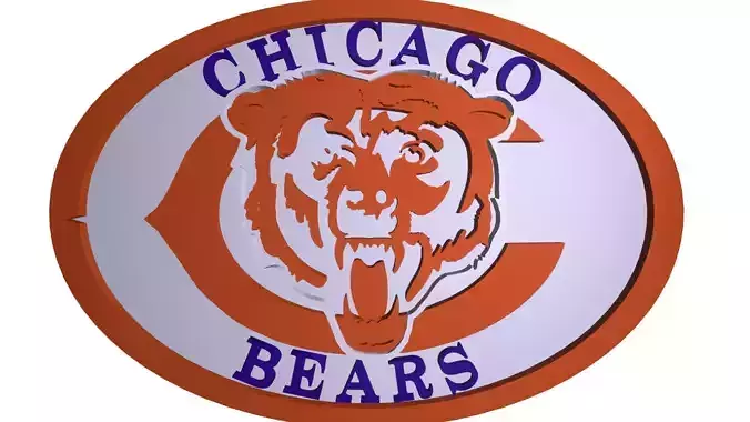 Chicago Bears 3D model