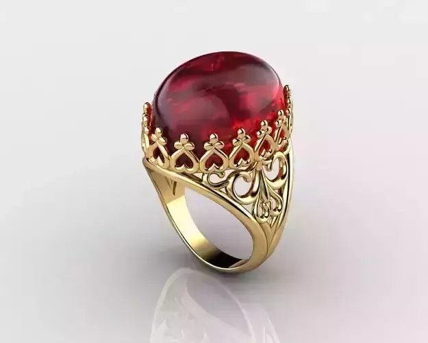Antique Ring 3D print model