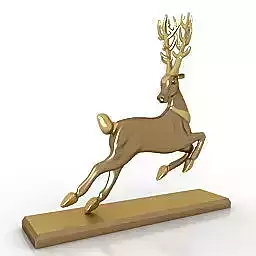 Ciervo santa claus reindeer trophy