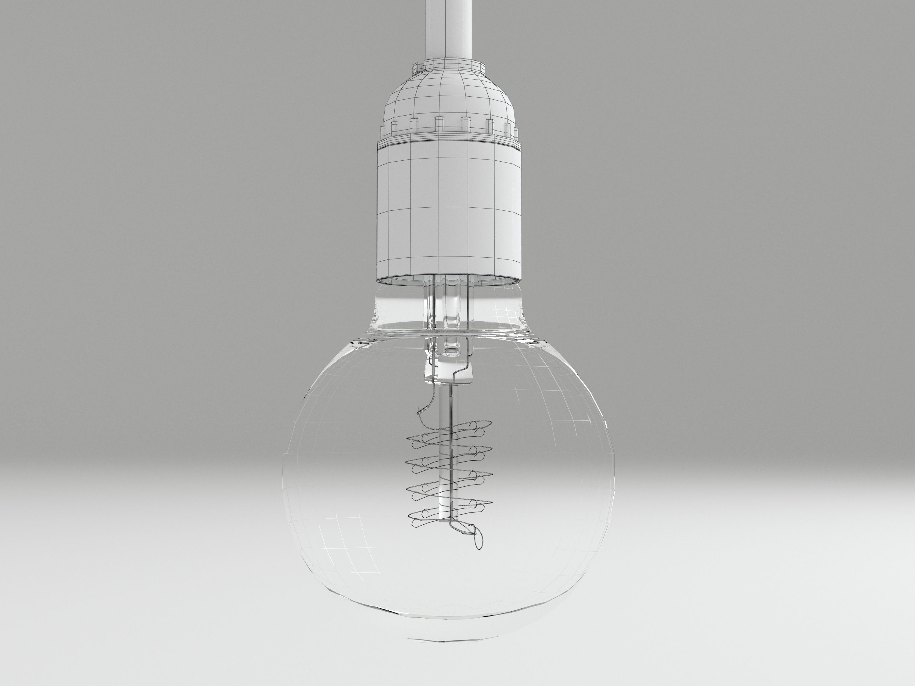 Bulb light 5 3D model_1