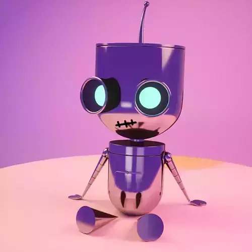Robot on table 3D model