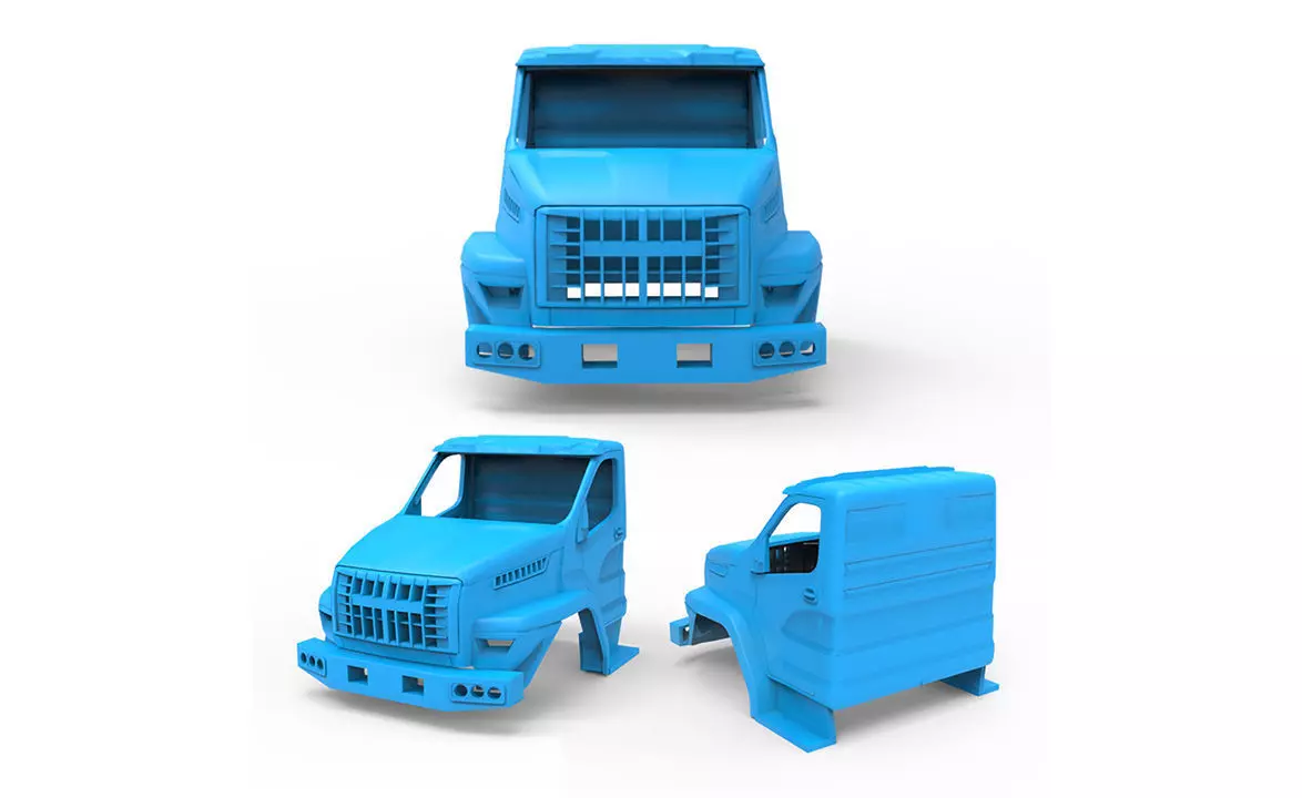 Ural Next Truck Cabin 3D print model_0