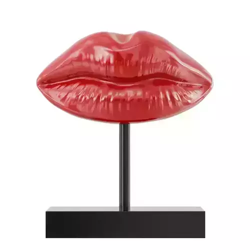 Figurine red lips 15