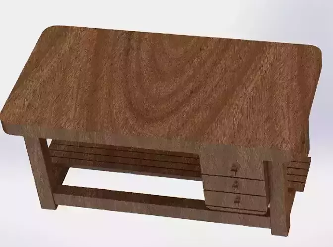 Table wooden workbench