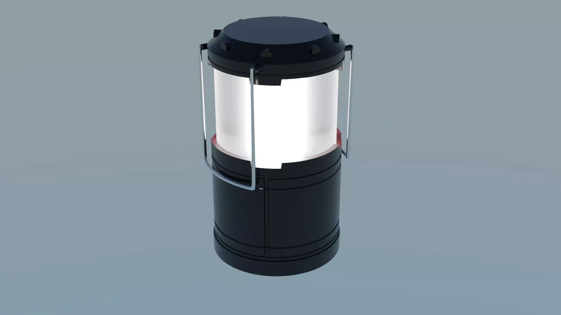 Lantern camping 3D model_0