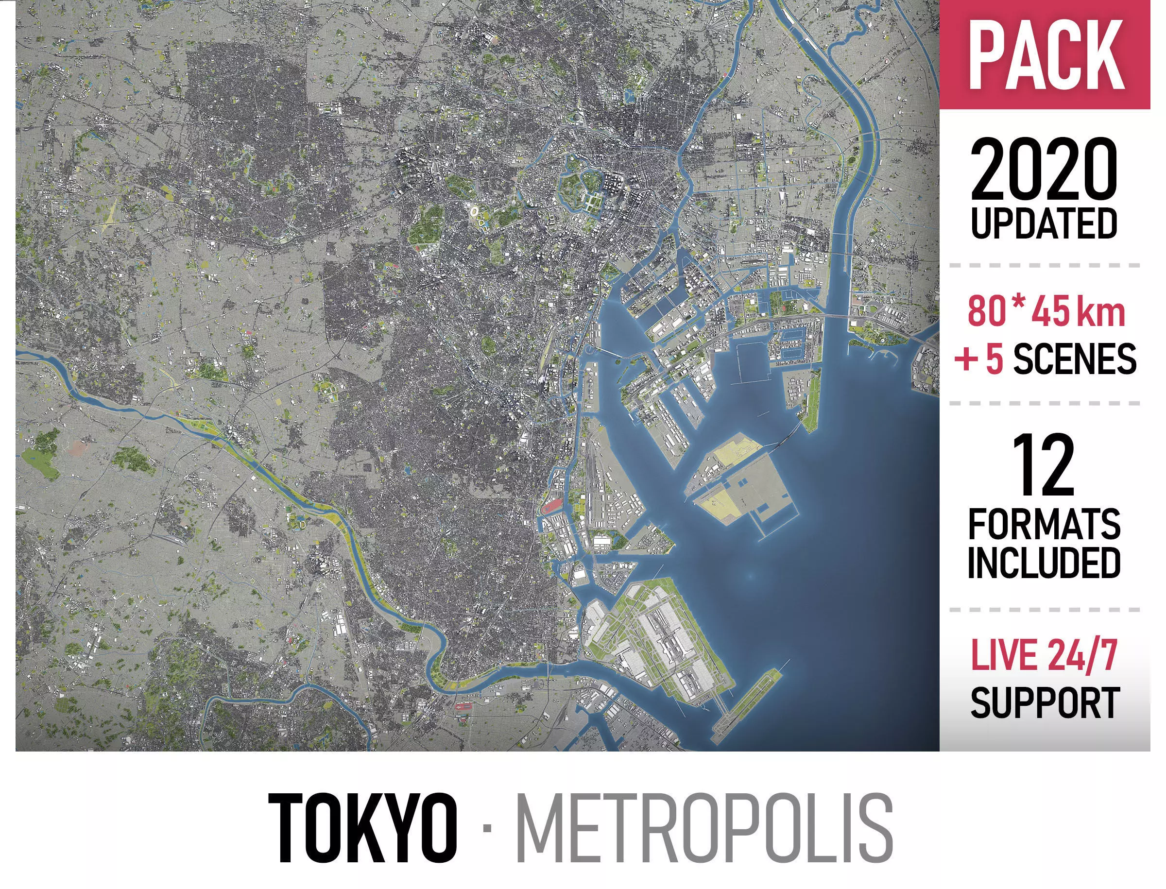 Tokyo Metropolis 3D Model Collection_0