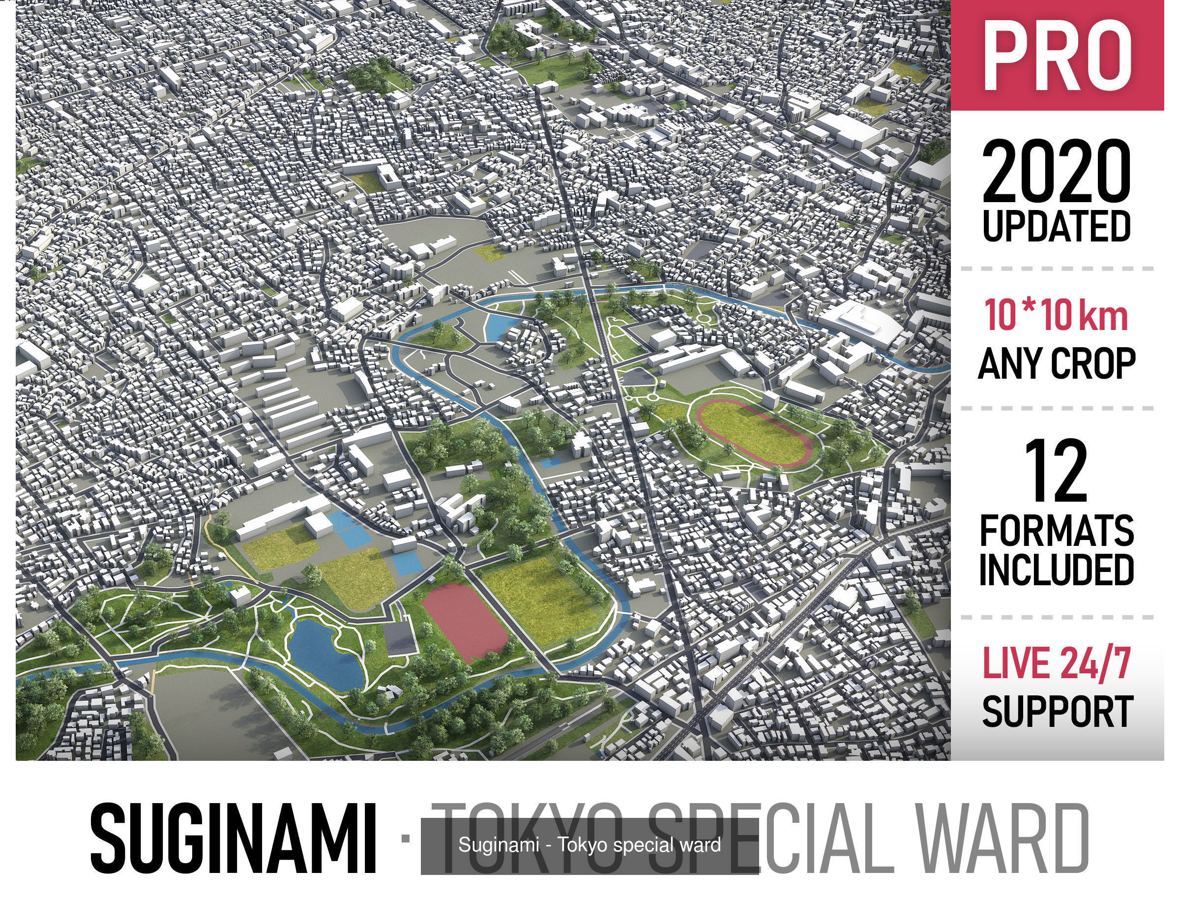 Tokyo Metropolis 3D Model Collection_4