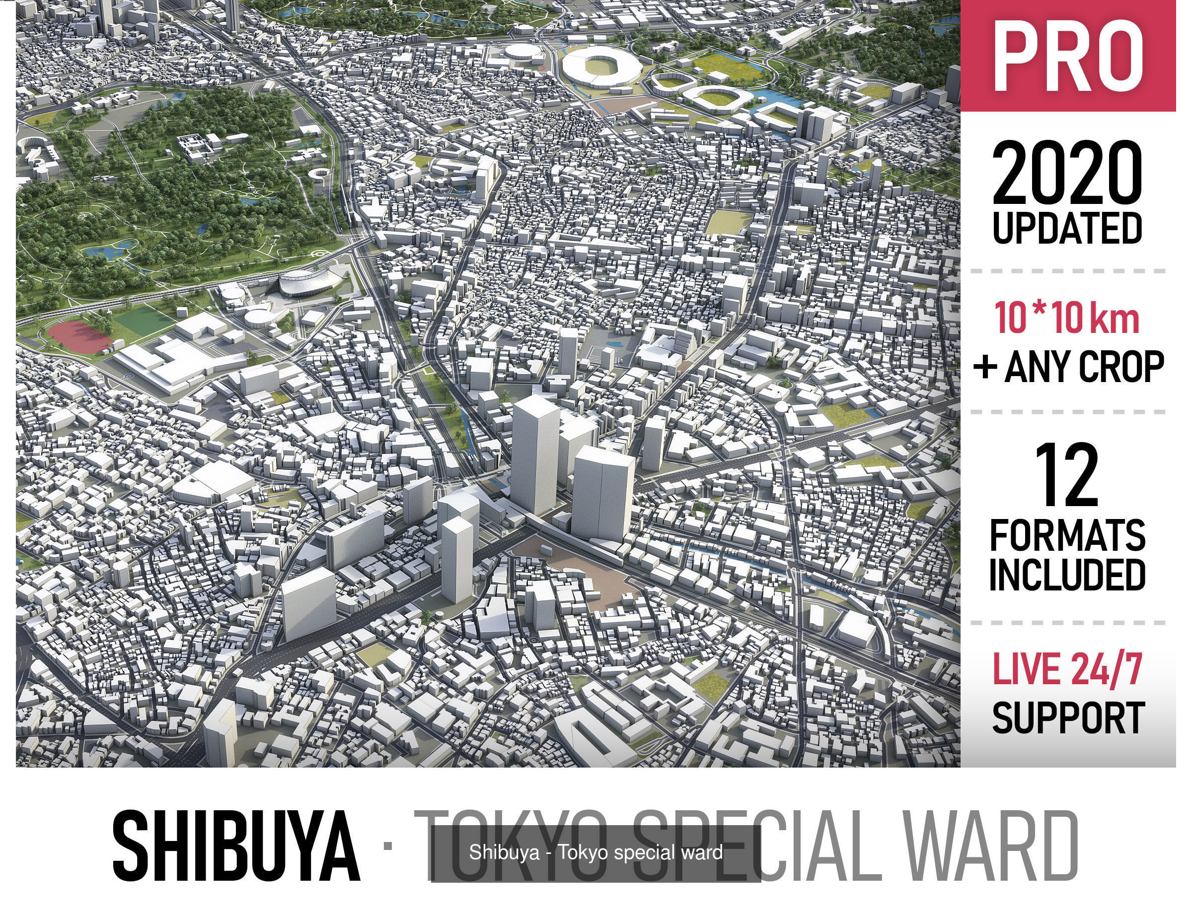 Tokyo Metropolis 3D Model Collection_3