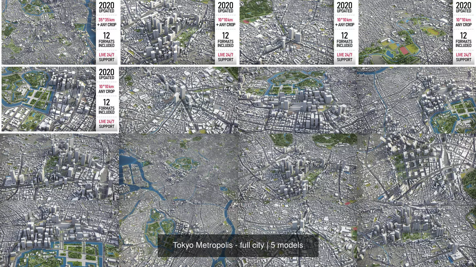 Tokyo Metropolis 3D Model Collection_1
