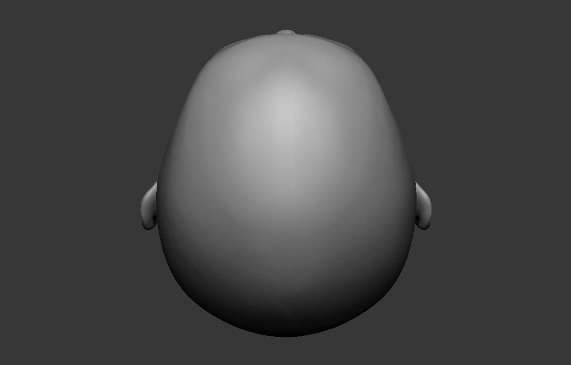 Male bust 3D - printing model 3D print model_8