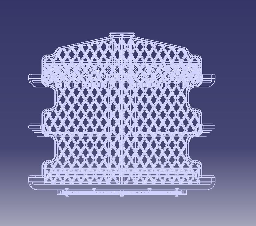 Wooden Kitchen or Restroom Food Organizer 3D print model-02 3D print model_6