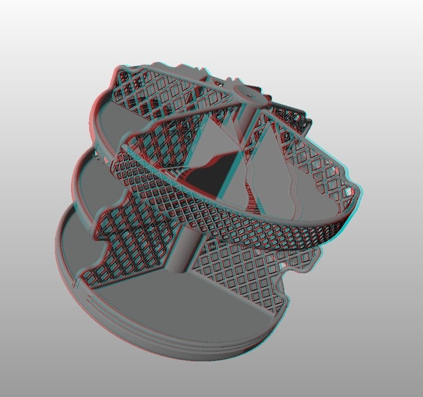 Wooden Kitchen or Restroom Food Organizer 3D print model-02 3D print model_4