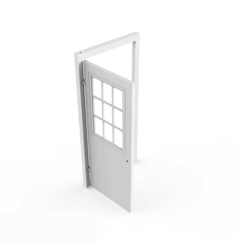 Internal Door 3D print model_5