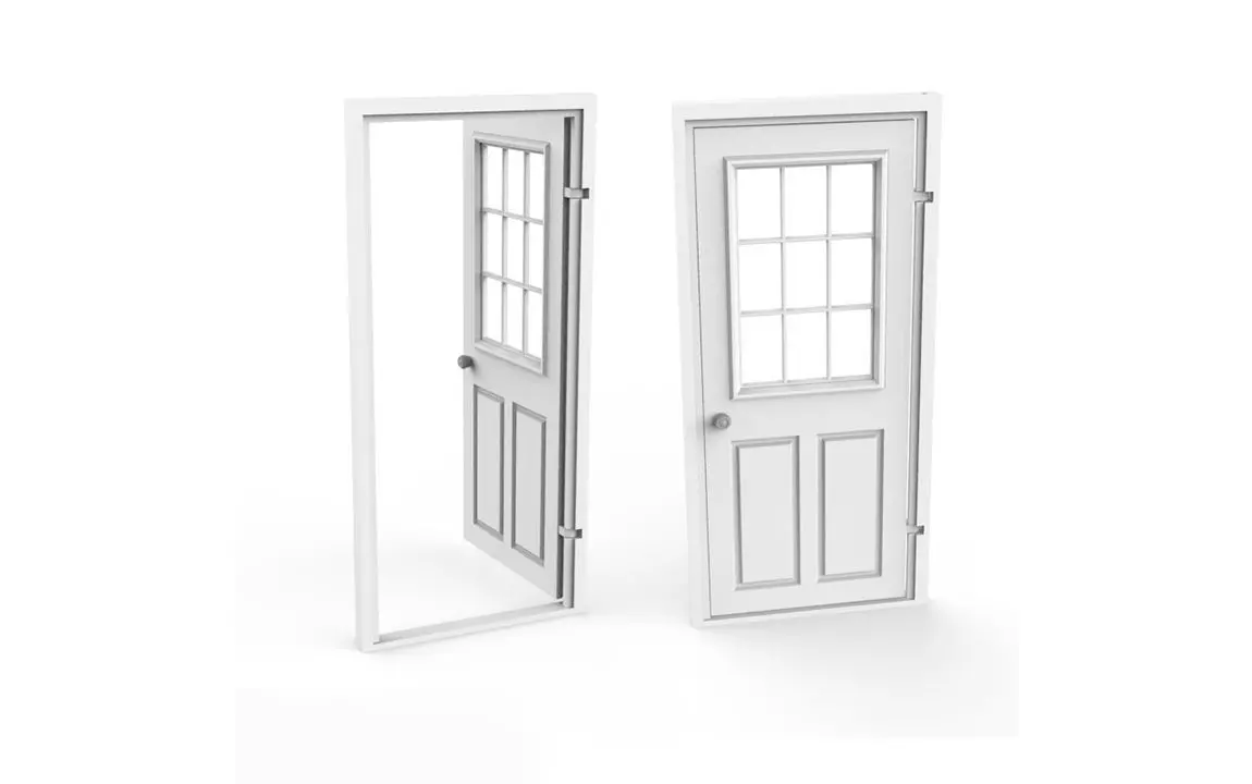 Internal Door 3D print model_0