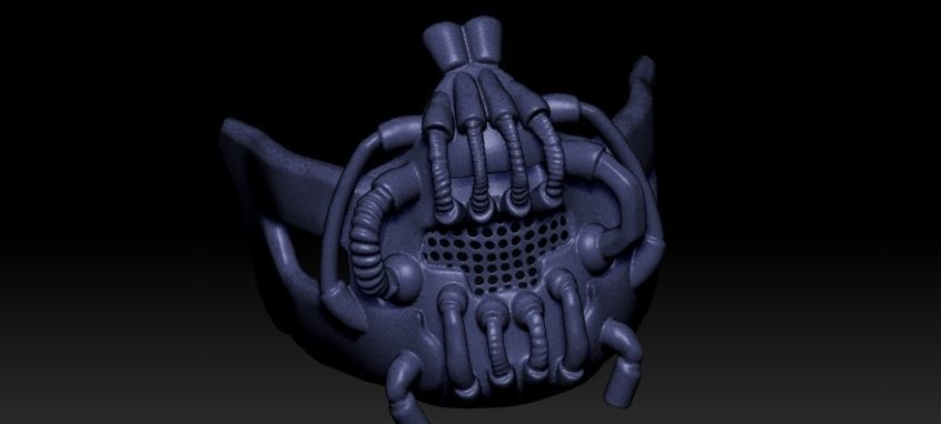 Bane Darth Knight Mask 3D print model_45