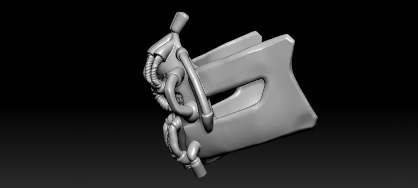 Bane Darth Knight Mask 3D print model_21