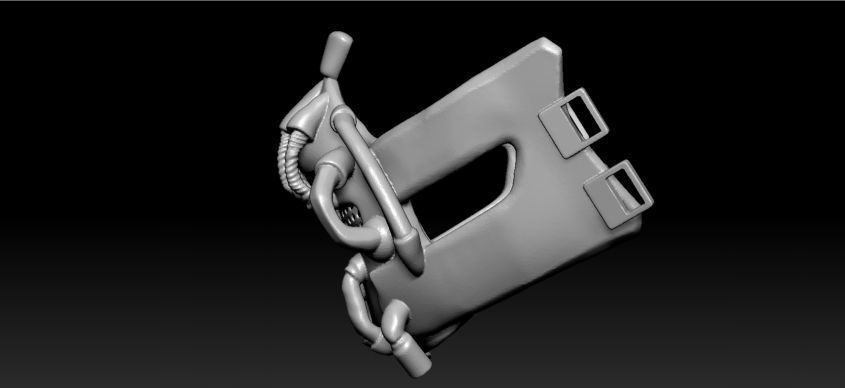 Bane Darth Knight Mask 3D print model_8