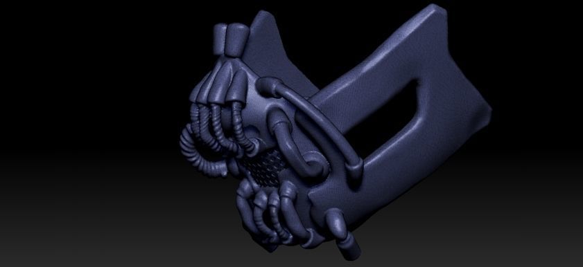 Bane Darth Knight Mask 3D print model_40