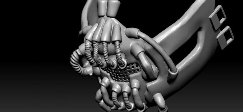 Bane Darth Knight Mask 3D print model_13