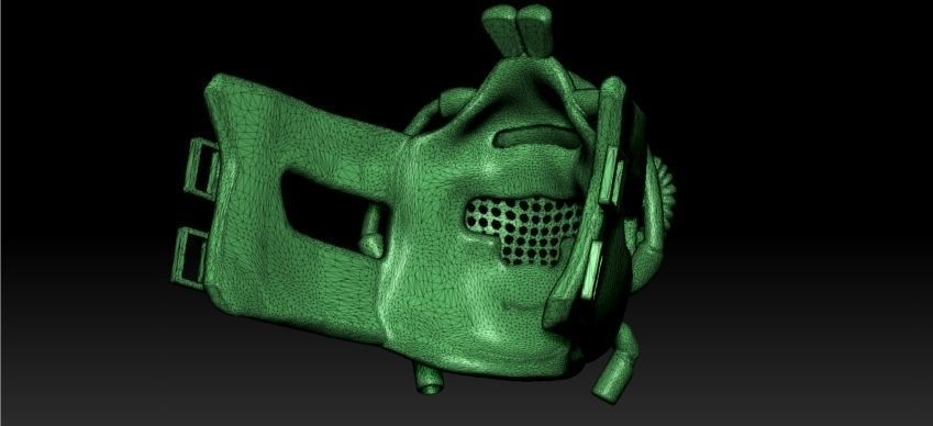 Bane Darth Knight Mask 3D print model_37