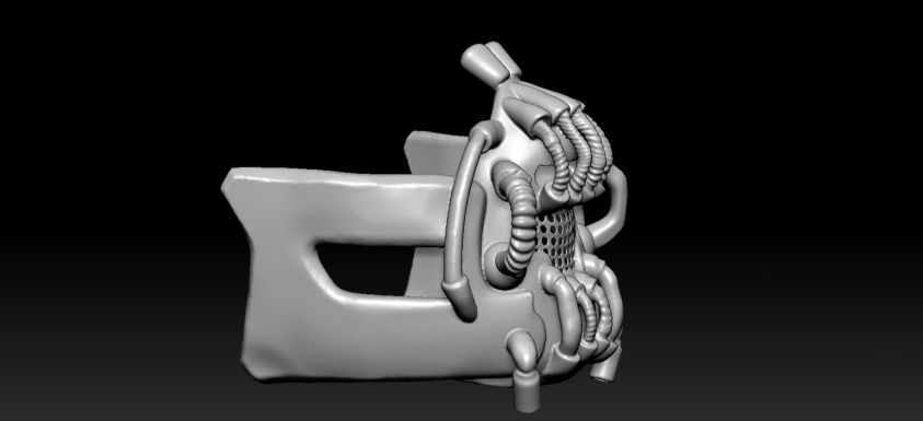 Bane Darth Knight Mask 3D print model_22