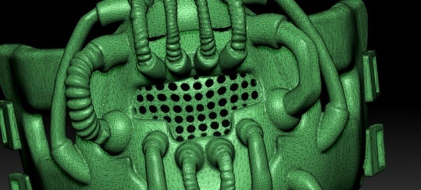 Bane Darth Knight Mask 3D print model_25