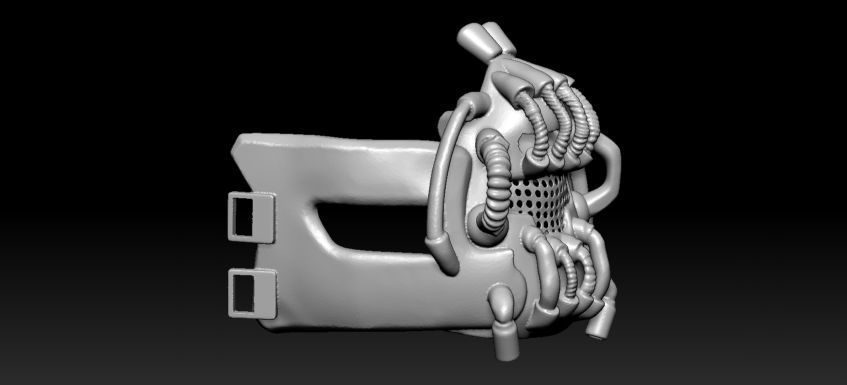 Bane Darth Knight Mask 3D print model_11