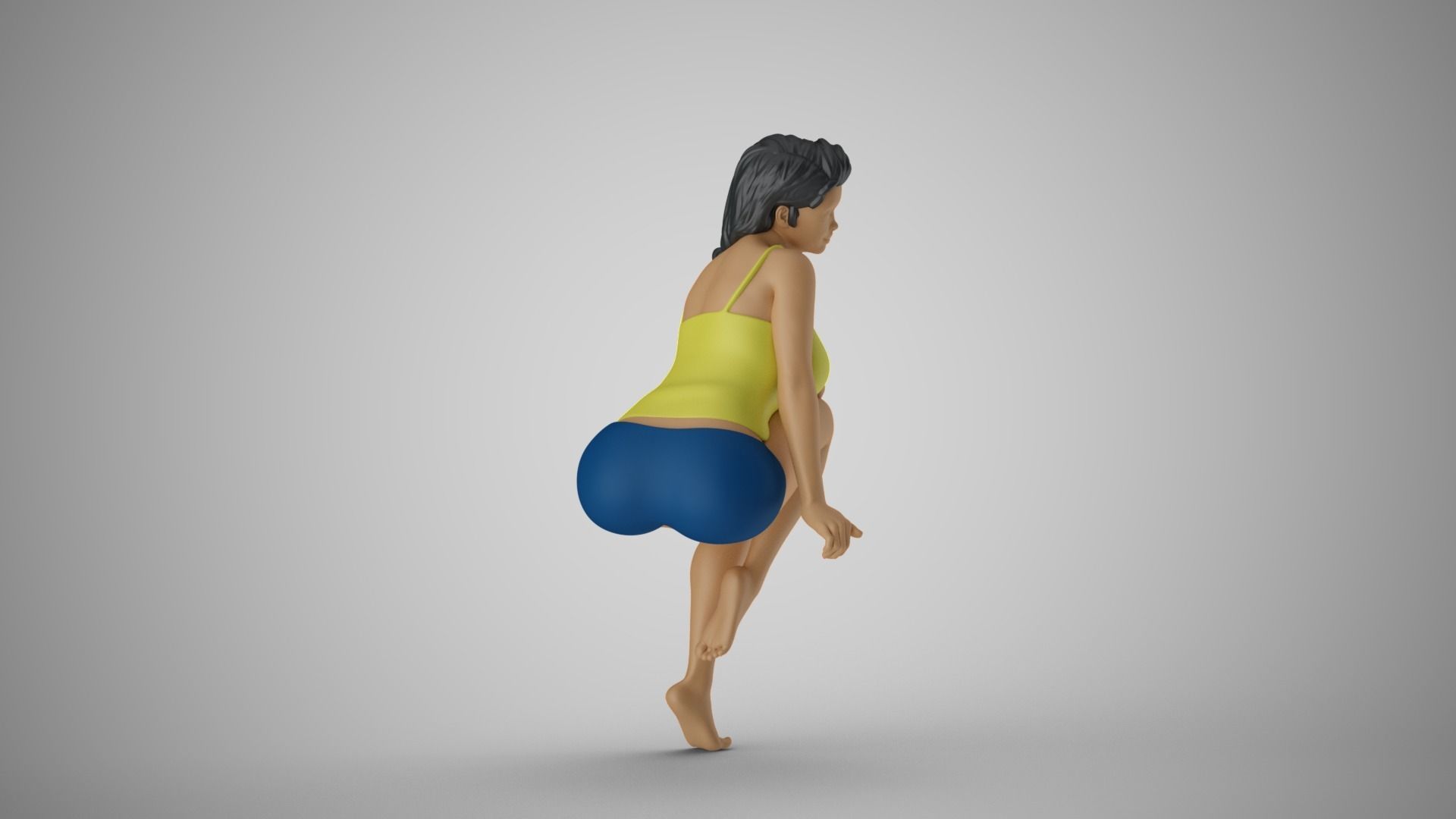 Photogenic Woman 3D print model_5