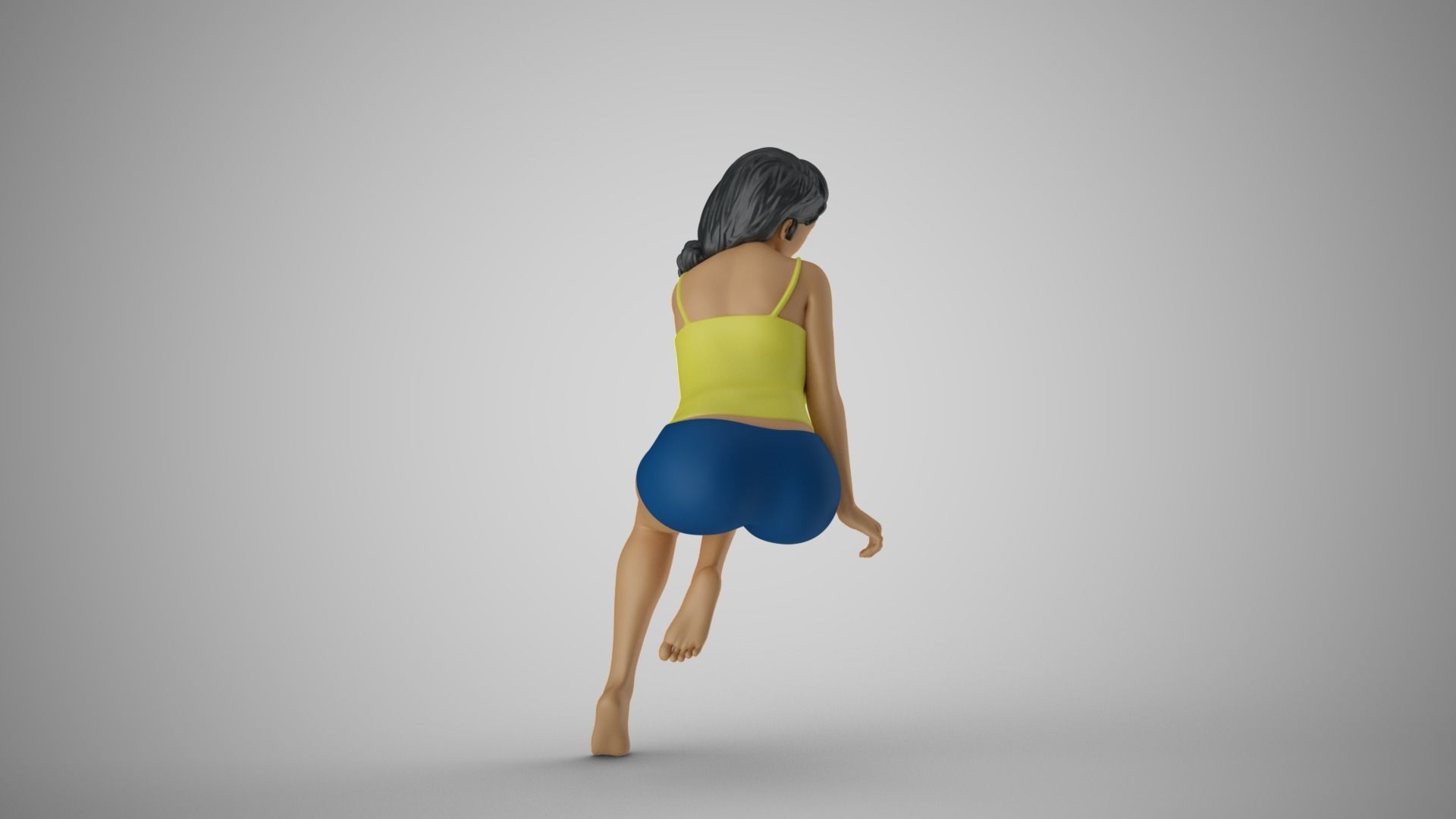 Photogenic Woman 3D print model_6