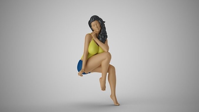 Photogenic Woman 3D print model