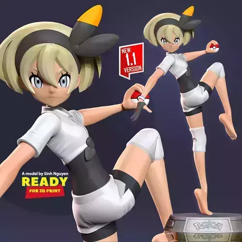 Bea - Pokemon Fanart 3D print model