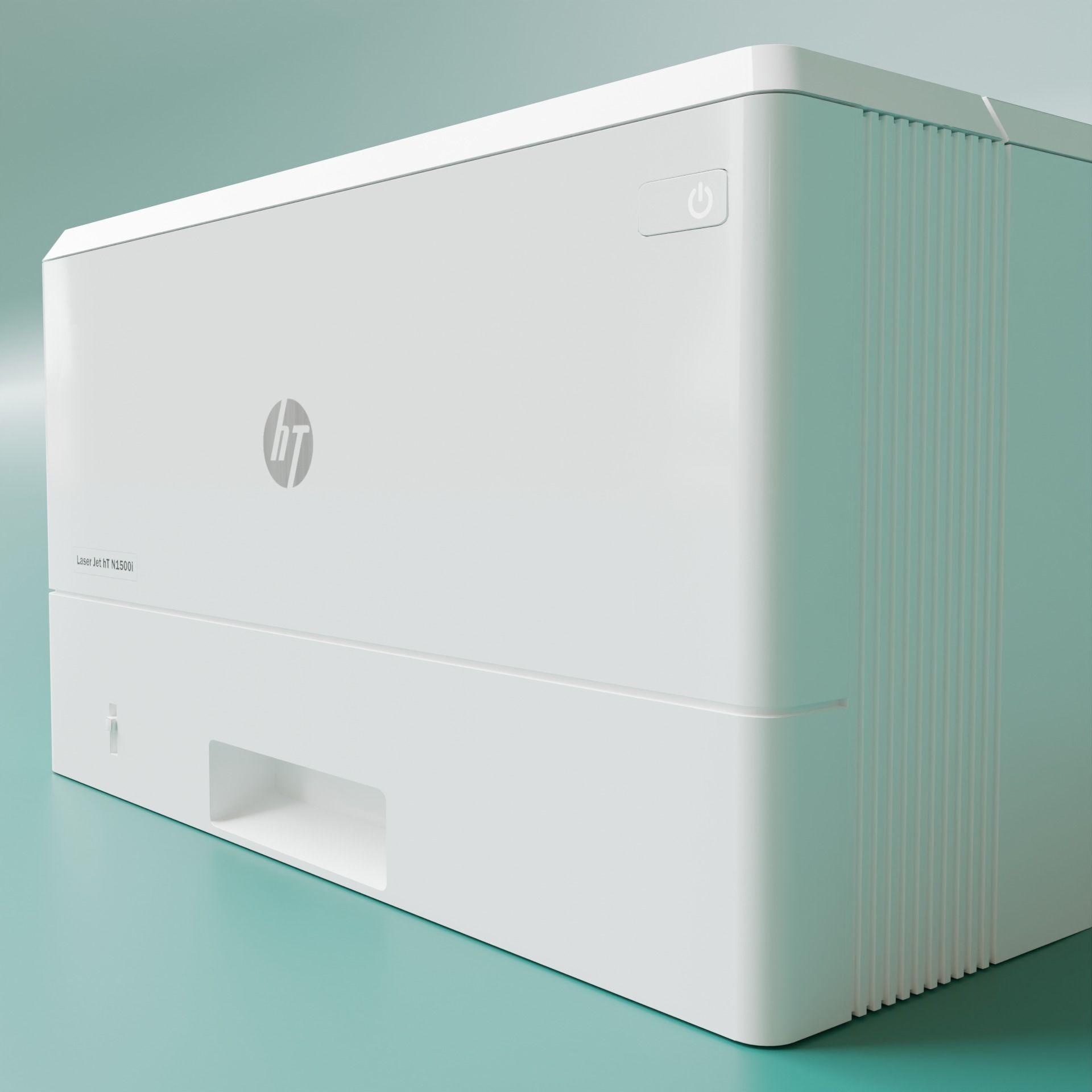 PBR Printer hp laserjet 3D model_6