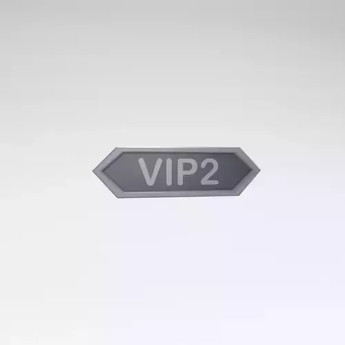Game VIP Symbol v2 003 Low-poly 3D model