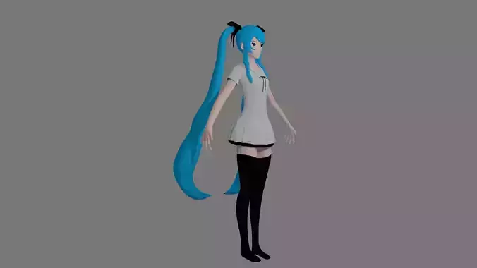 HATSUNE MIKU I anime model