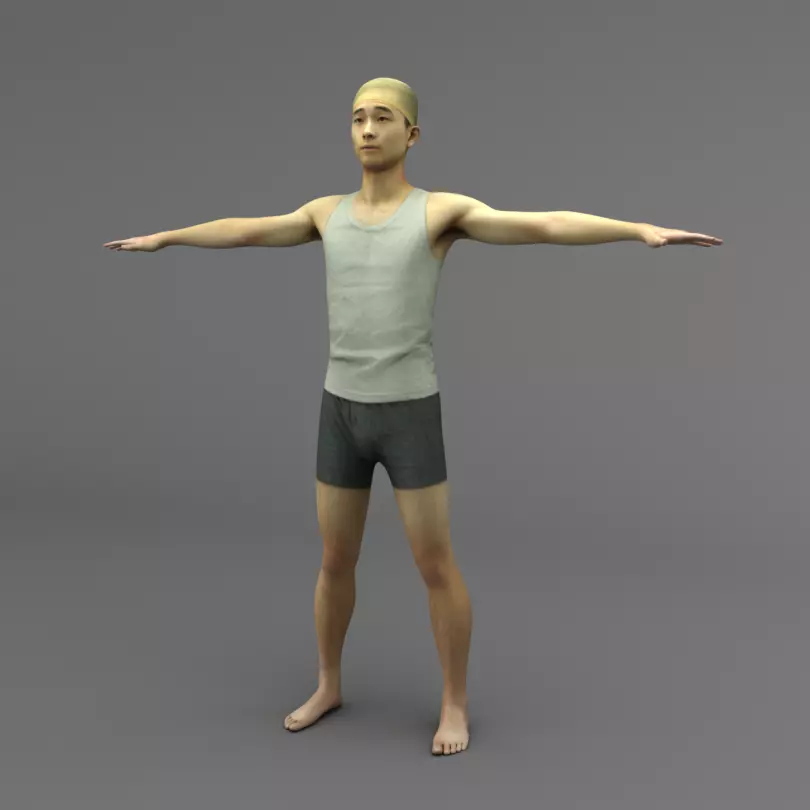 A Rigged Young Man 3D model rigged | CGTrader