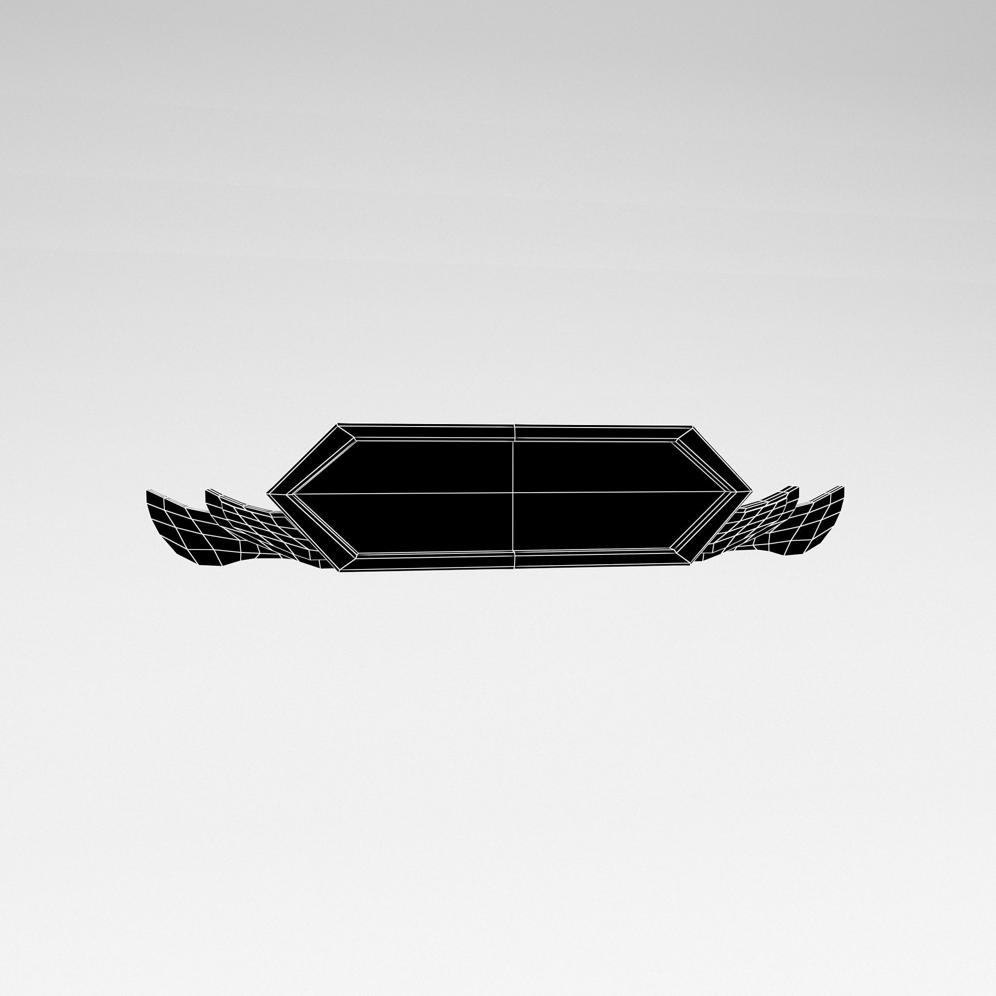 Game VIP Symbol v3 005 Low-poly 3D model_4