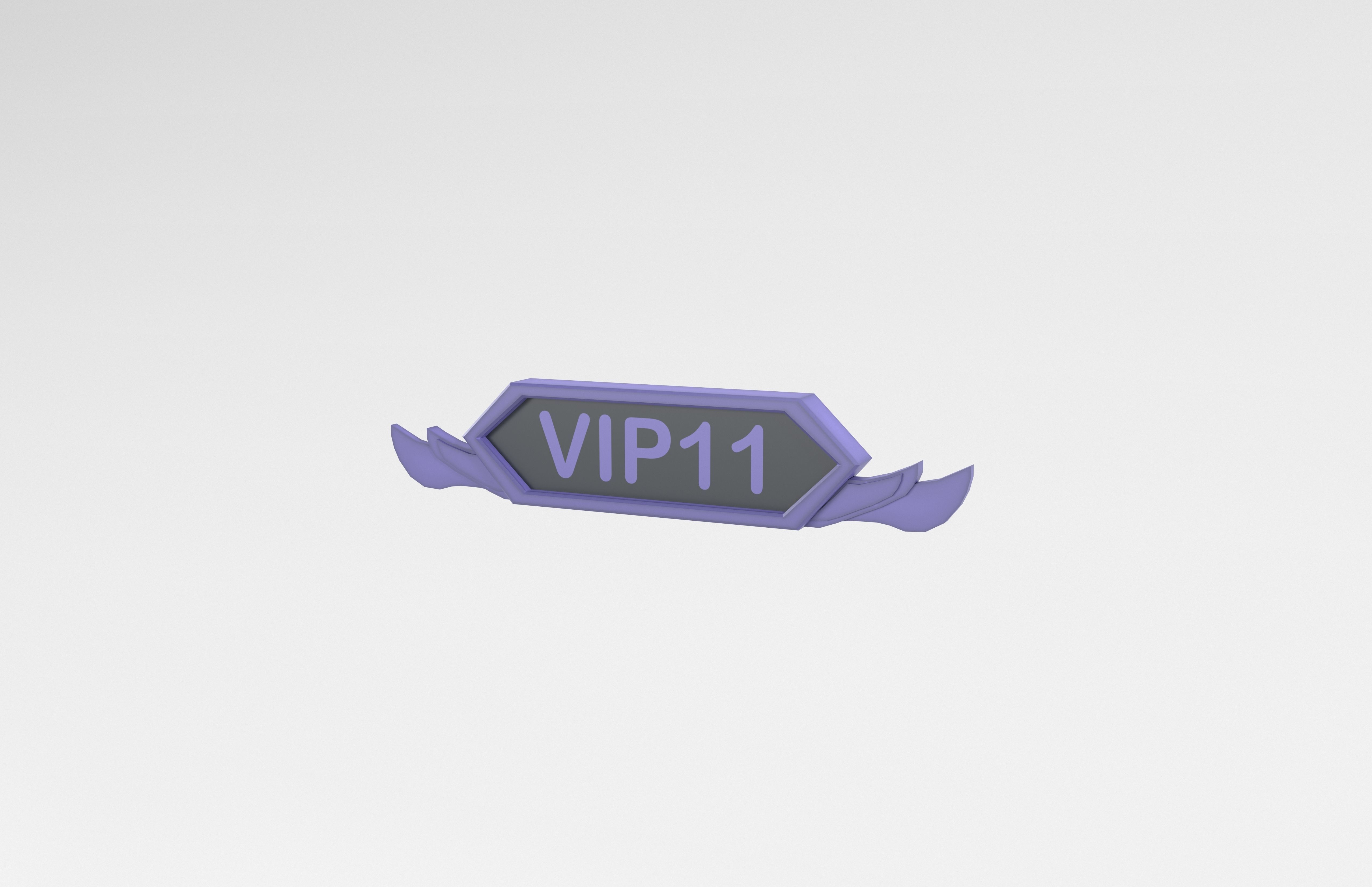 Game VIP Symbol v3 005 Low-poly 3D model_2