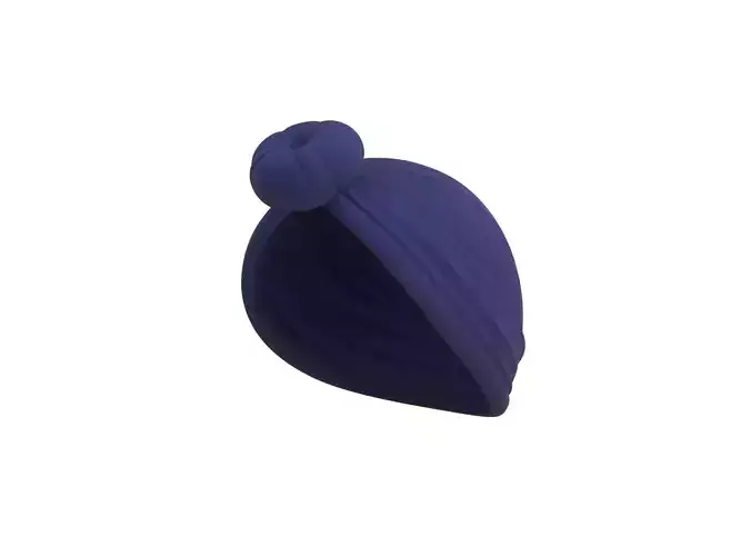 Women Turban Hat 3D model Women Turban Hat 3D model