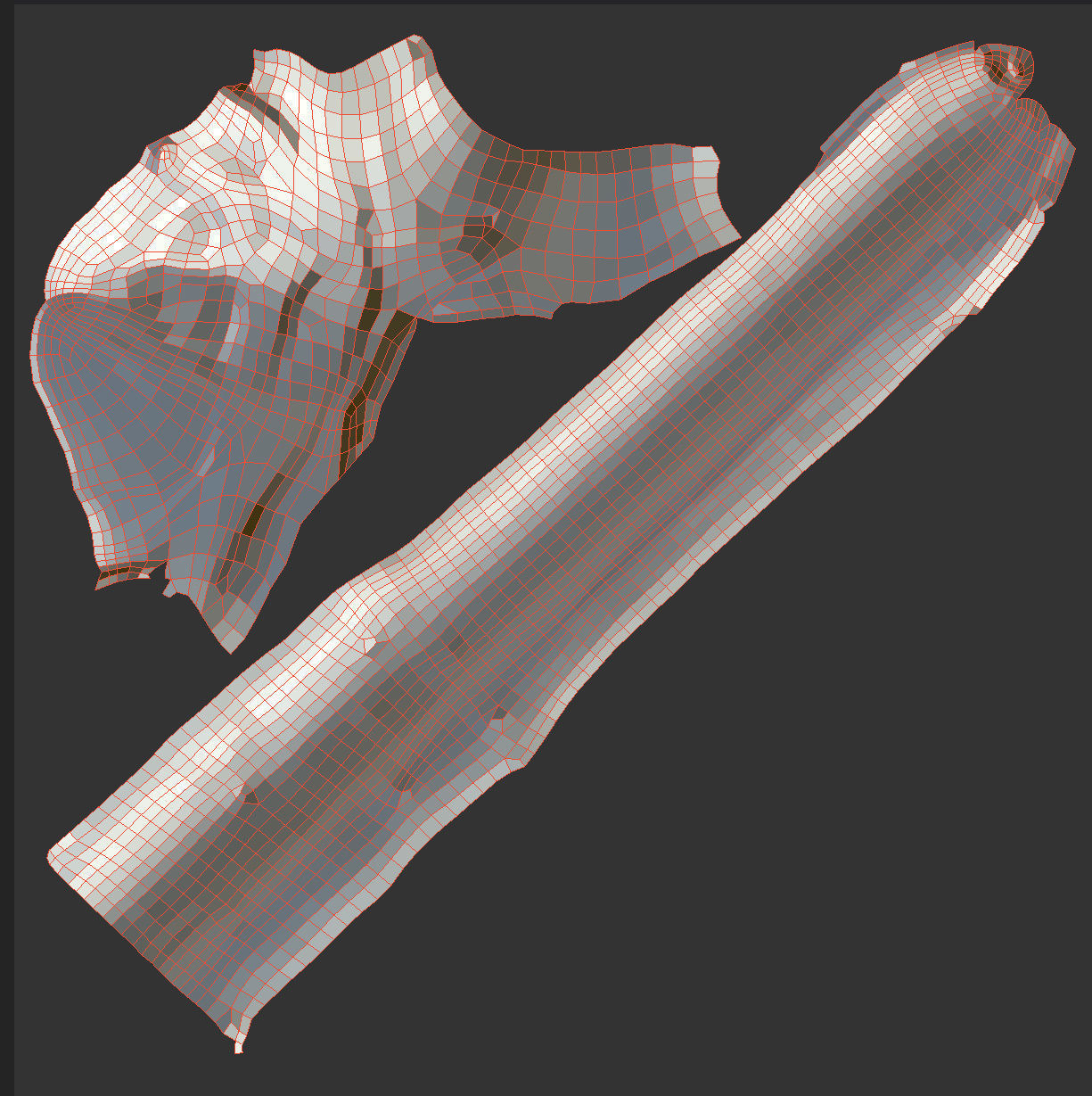  3D Real Primitive Axe Arrow Stone Low-poly 3D model_7